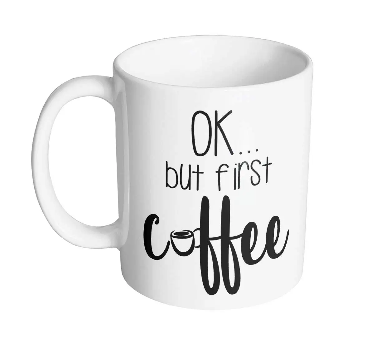 ОК но сначала кофе Смешные какашки кружка весом 11 унций кофейная | Дом и сад