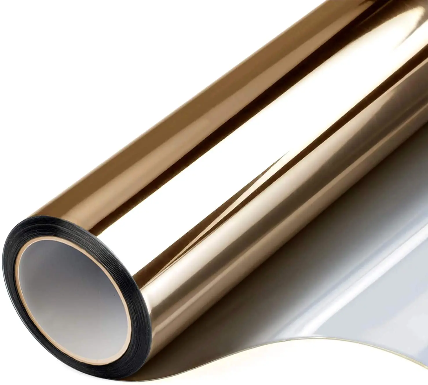 

Home Mirror Reflective Window Tinting Brown Daytime Privacy Window Film Solar Tint Adhesive Film for Office Heat Glare Control