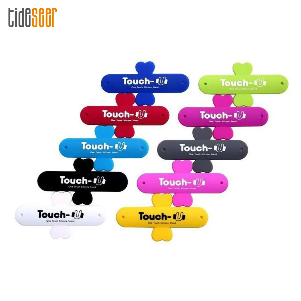 

Универсальный держатель для телефона, портативная силиконовая настольная подставка One Touch U для iPhone, Samsung, 100 шт.