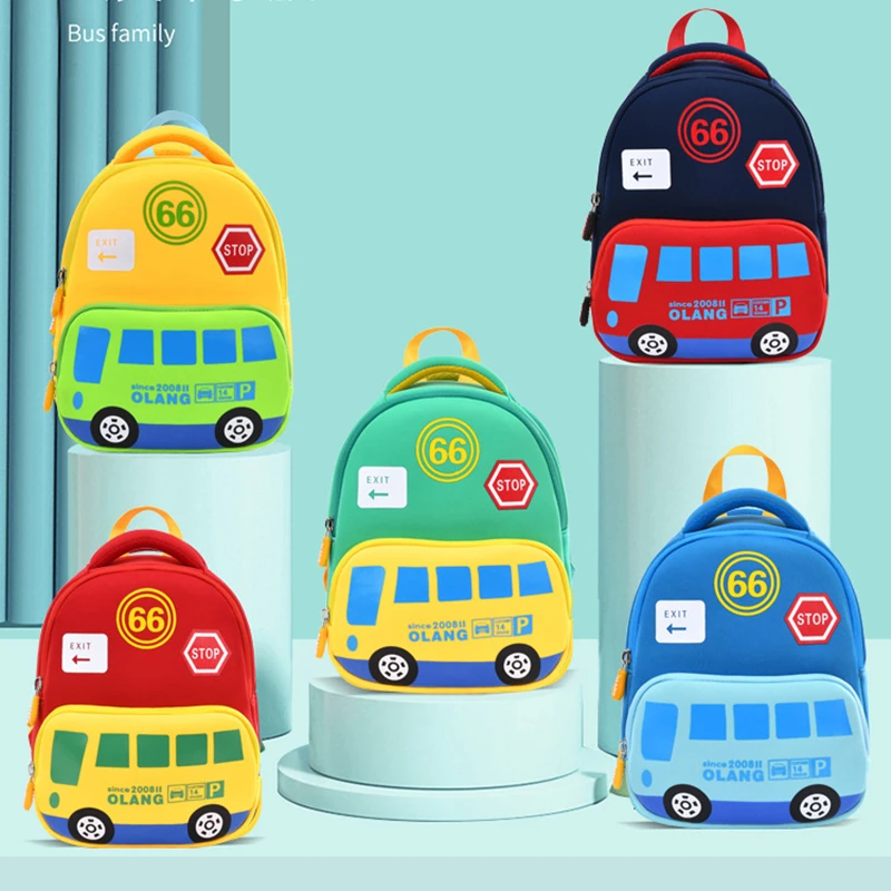 Child Primary School Bag In Kindergarten Girl Boy Mini Cartoon Animal Backpack Kid Travel Bag Anime Double Shoulder Bag