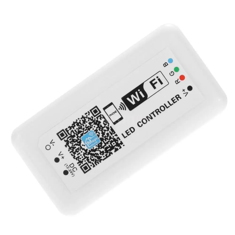 Mini LED Wireless WIFI Smart RGB Controller For Strip Light DC 12-24V Phone App Control Dimmer Dimmable | Освещение