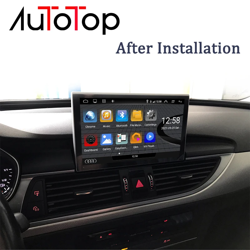 Автомагнитола Autotop A6 c7 на Android 10 для Audi C7 A7 2012-2018 2DIN DVD GPS-навигация BT Carplay IPS Bluetooth Wi-Fi |