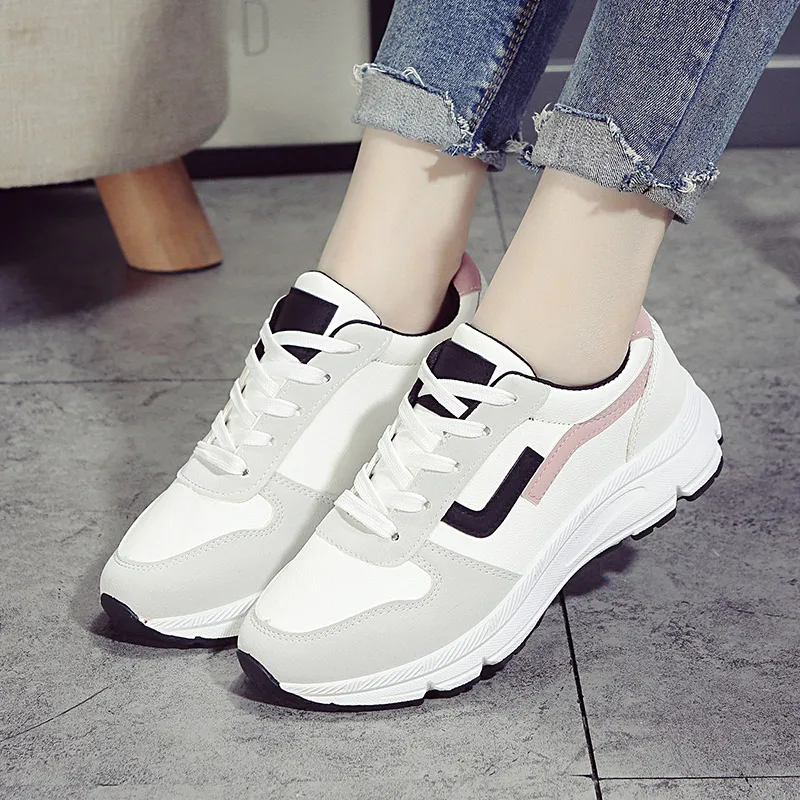 Женские кроссовки для бега новинка весны 2019 женские модная дышащая обувь из