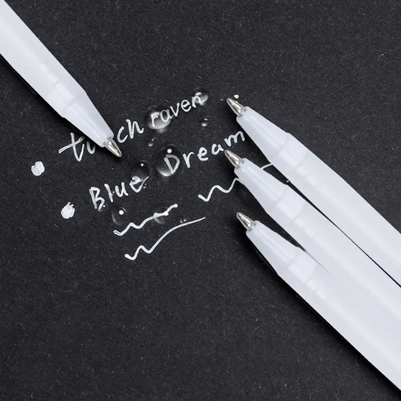 1 шт. белая ручка для рисования маркер черная бумага стекло CD шина Graffit комическое