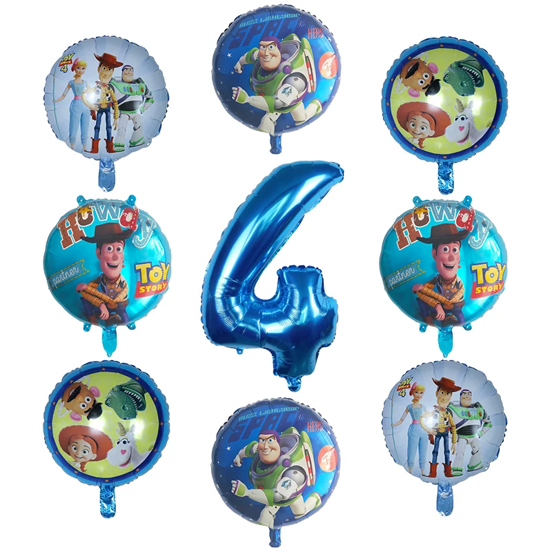 Гигантский игрушечный шар 9 шт./компл. 18-дюймовый фольгированный шарик