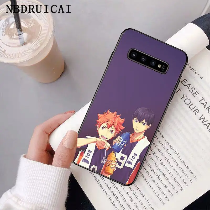 

NBDRUICAI Haikyuu Hinata attack anime Soft Silicone Phone Case for Samsung S9 plus S5 S6 edge plus S7 edge S8 plus S10 E S10plus