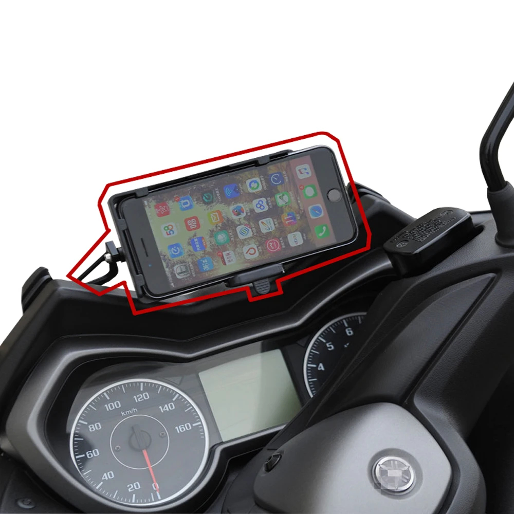 suitable for yamaha xmax 300 xmax300 motorcycle accessories front mobile phone holder smartphone gps navigation board holder free global shipping