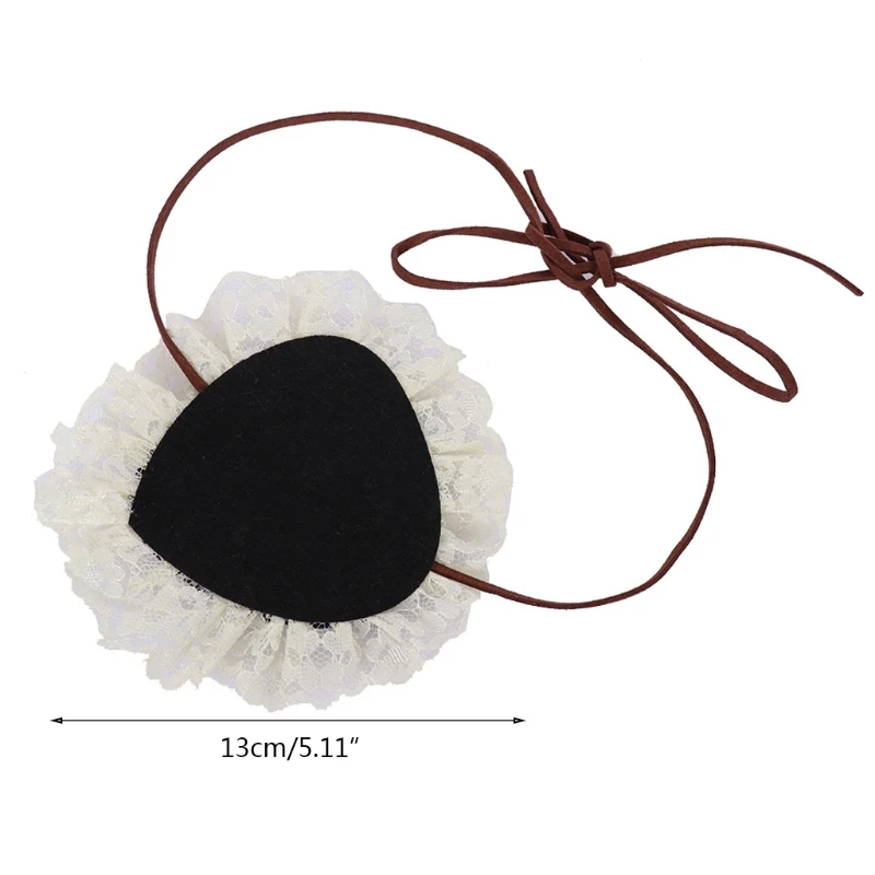 

28TF Punk Gothic Lace Eye Patch Single Eye Mask Halloween Party Cosplay Accessories