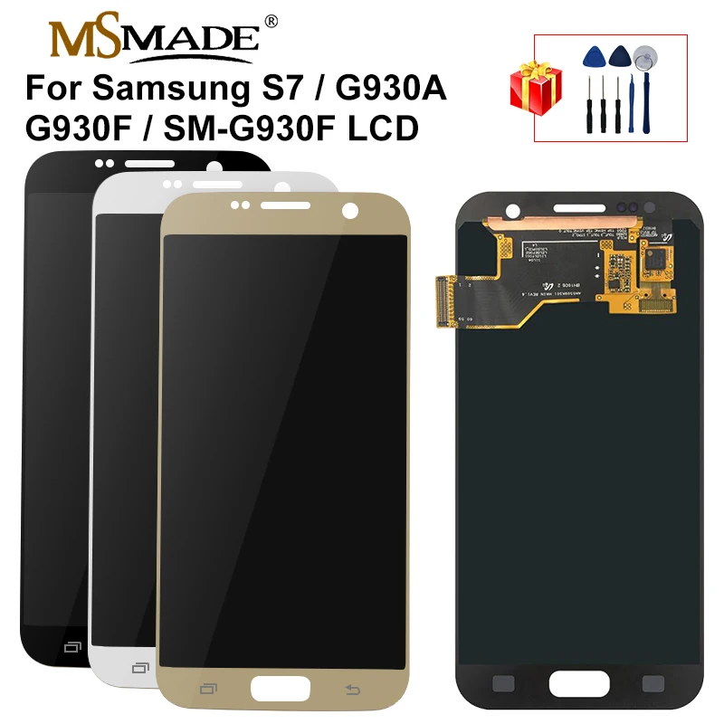 5 1 &quotОригинальный ЖК дисплей для SAMSUNG Galaxy S7 G930 G930F сенсорный экран дигитайзер в