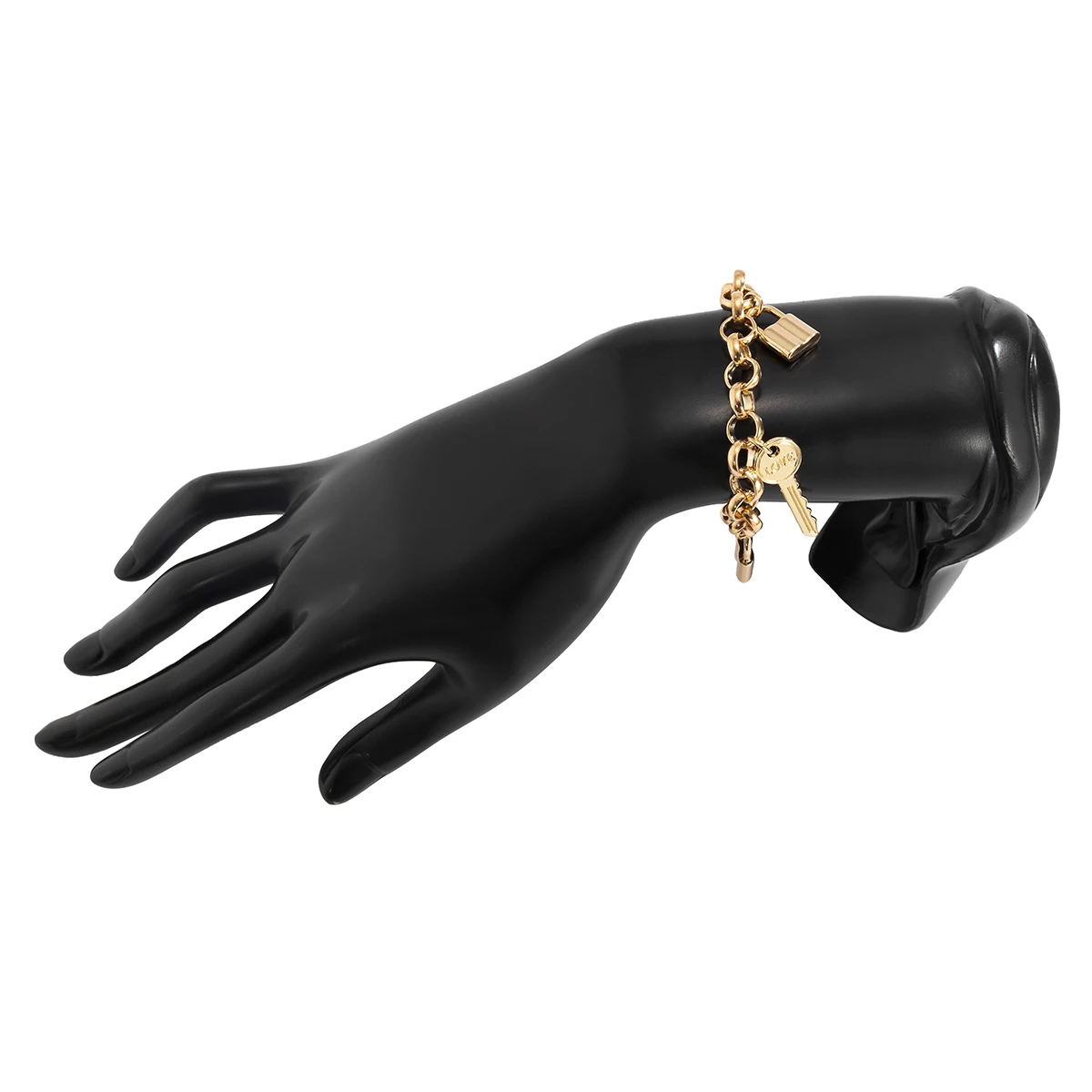 

Vintage Punk Rock Lock Key Pendant Bracelets for Women Femme 2021 Fashion Statement Link Chain Bracelet Bangles Hand Jewelry