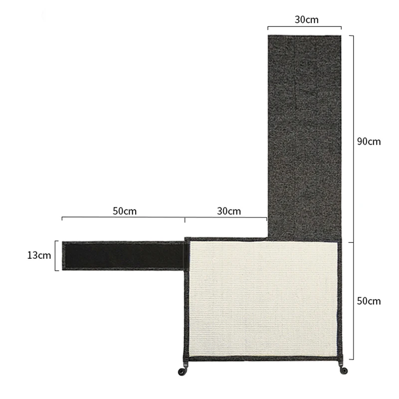 

'The Best' Premium Furniture Guards Sisal Cat Scratcher Board Sofa Protection Scratching Square Pad Pet Toy 889