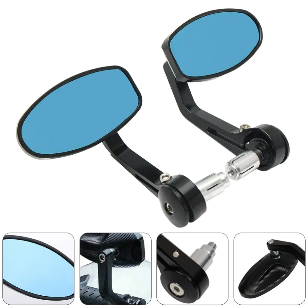

1 Pair Useful Motorcycle Handlebar Rearview Motorbike Safety Reflector Mirror