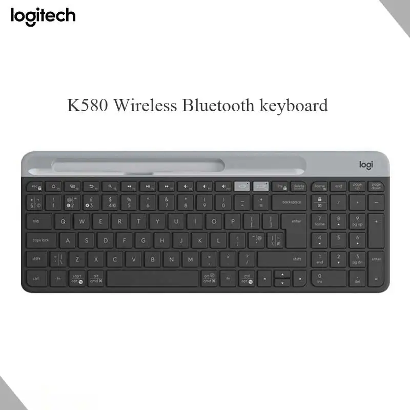 

Bluetooth-клавиатура Logitech K580 Беспроводная ультратонкая, водонепроницаемая, два режима