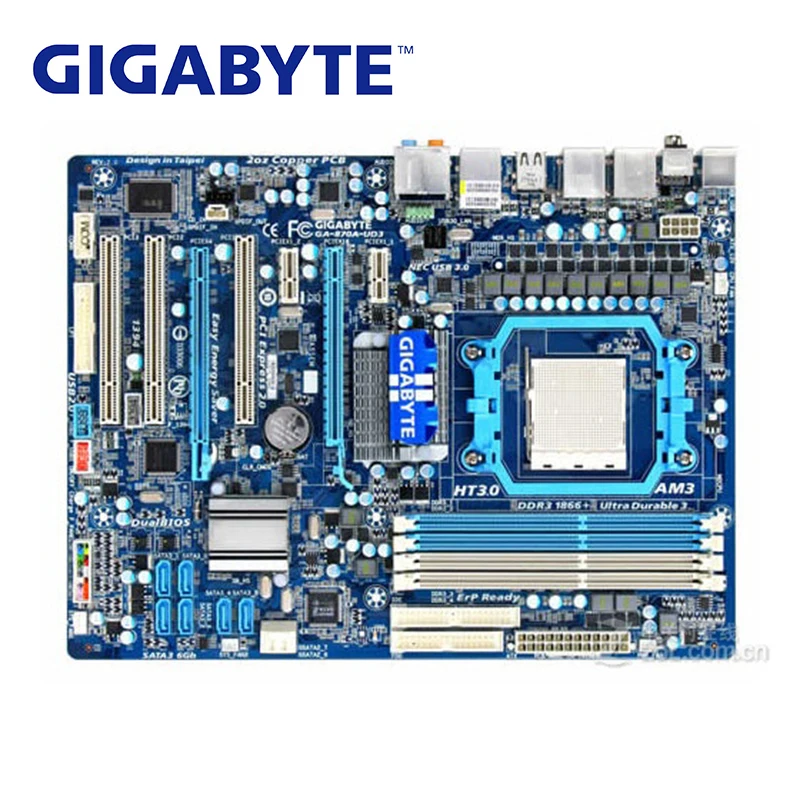 Разъем AM3 для AMD 870 Gigabyte GA 870A UD3 материнская плата DDR3 16GB настольная системная
