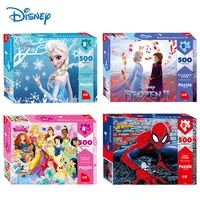 genuine 500 pieces puzzles educational learning toy original disney princess snow white frozen the avengers marvel kids adults