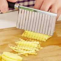 multifunctional potato wavy edged knife stainless steel kitchen gadget vegetable fruit cutting peeler cooking tool accessories