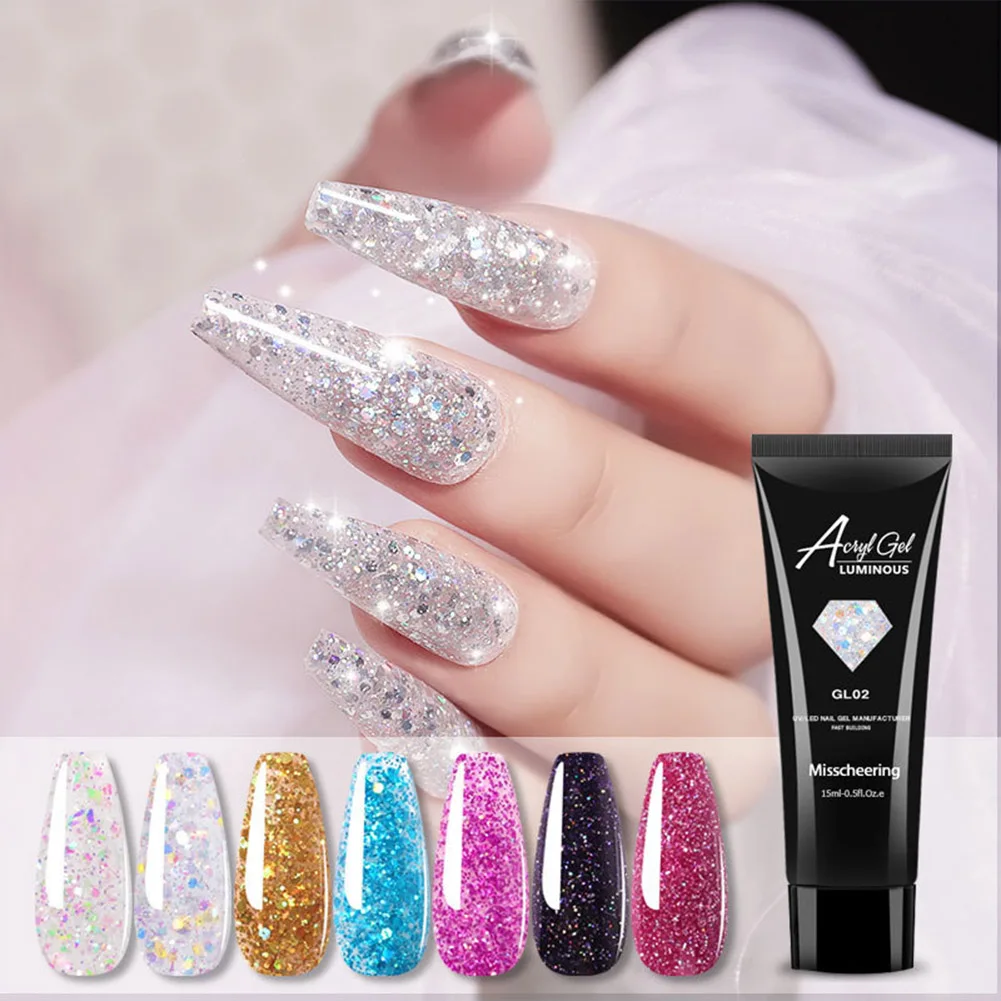 

Nail Extension Gel Kit with UV/LED Lamp, Base Coat, Top Coat, Slip Solution Nail Art Nail Styling Set for Girls Women
