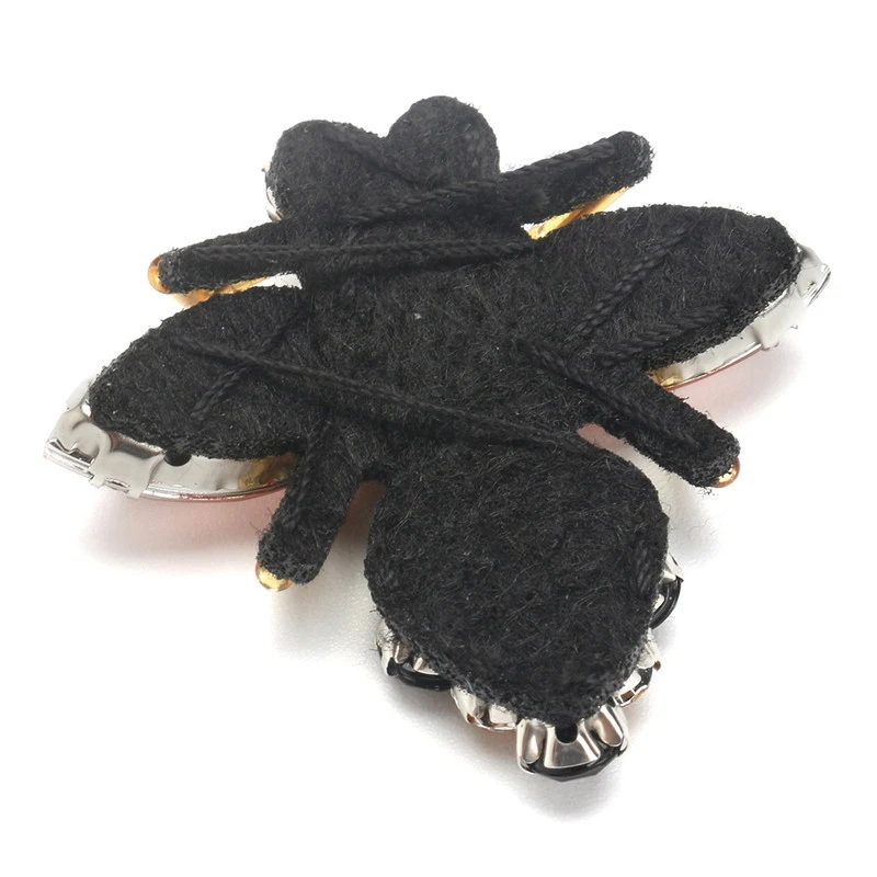 

5Pcs Bees Sequins Rhinestones Bead Brooch Patch Fabric Diy Fashion Clothing Decoration Bee Jewelry Decoration