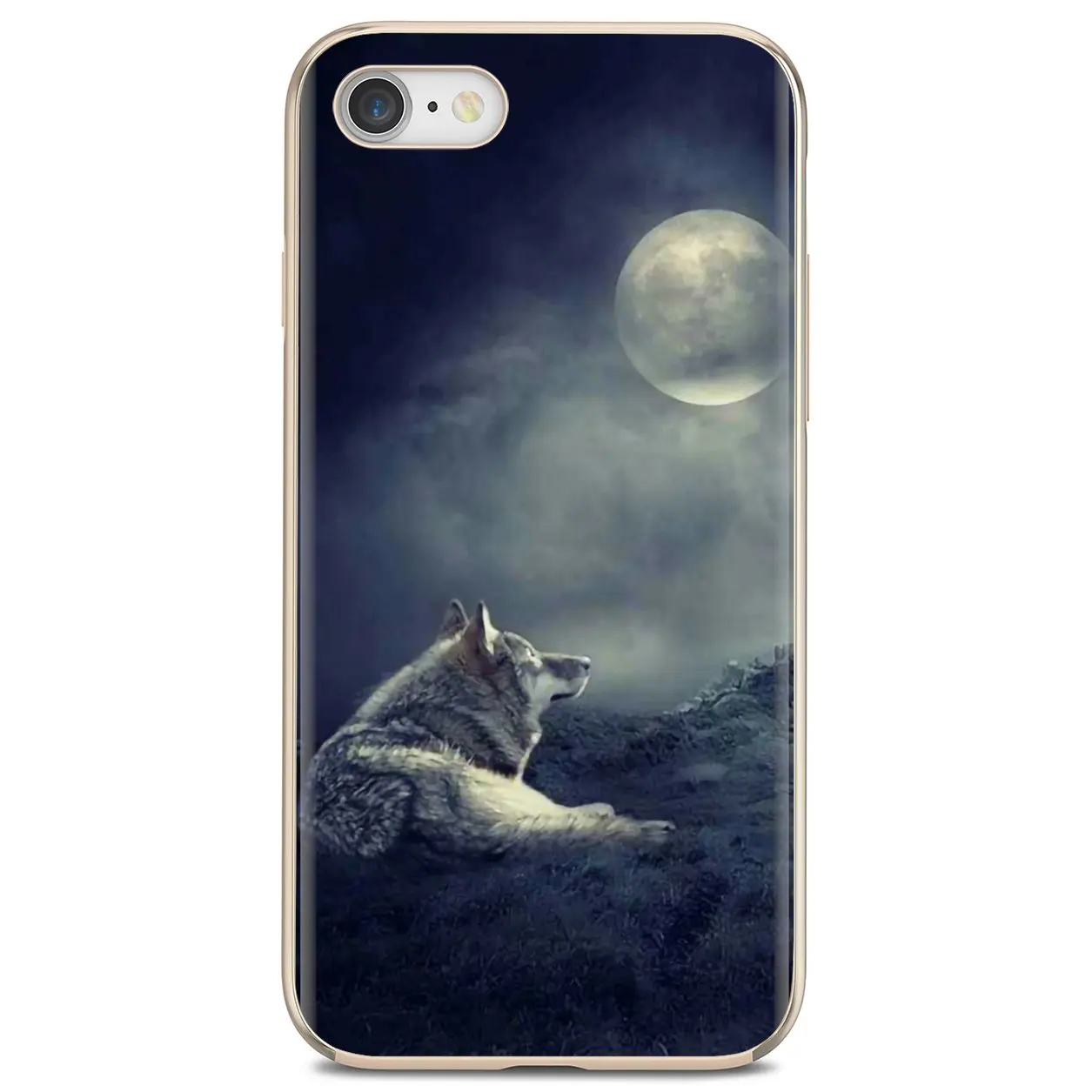 Мягкий ТПУ силиконовый чехол для Huawei P8 P9 P10 P20 P30 P Smart 2019 Honor Mate 9 10 20 8X 7A 7C Pro Lite Wolf on Snow
