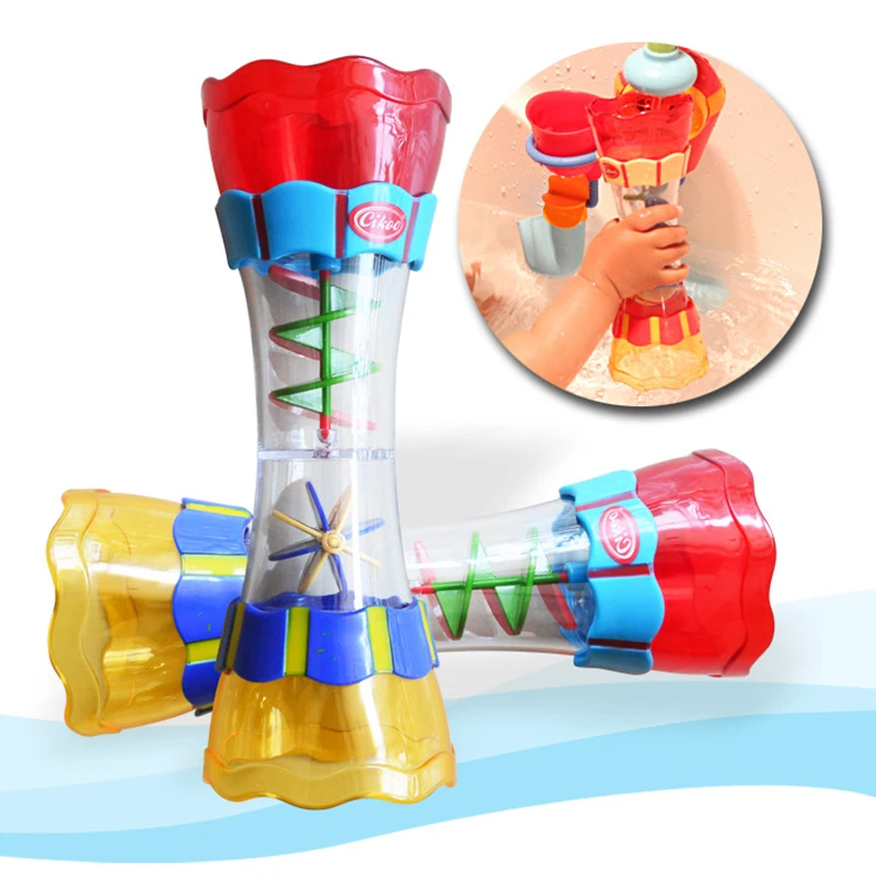 

Toy Kids Children Colorful Water Bath Tub Tunes Toys Fun Whirly Wand Cup Baby Shower Bath Toy Toy Bathroom Swimming Water Whirly