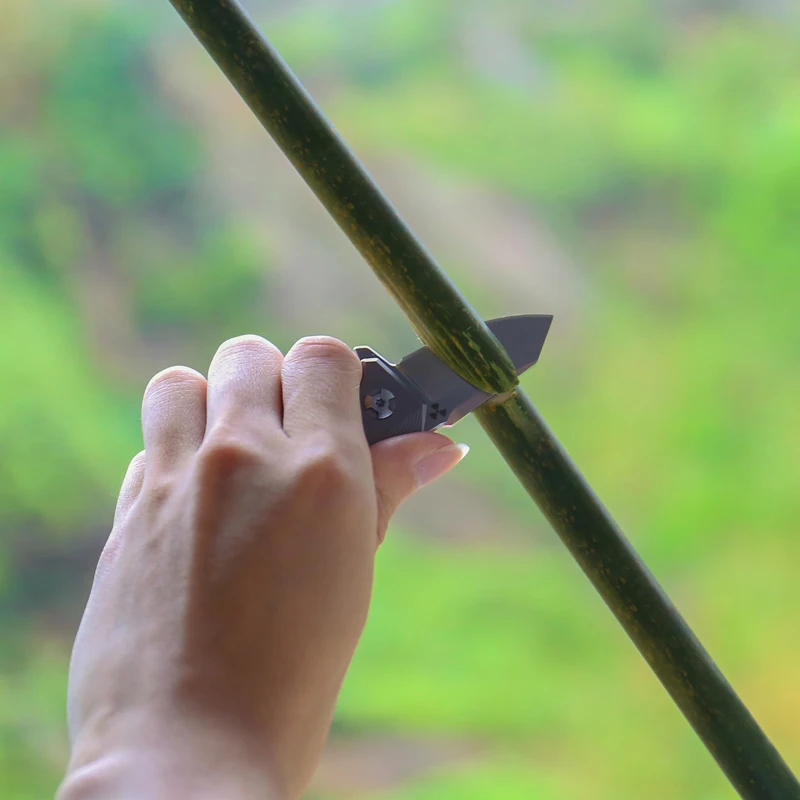 S35vn порошок сталь титановый сплав ручка тактический складной нож для выживания