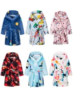 children bath robes flannel winter kids sleepwear robe infant pijamas nightgown for boys girls pajamas 2 10 years baby clothes