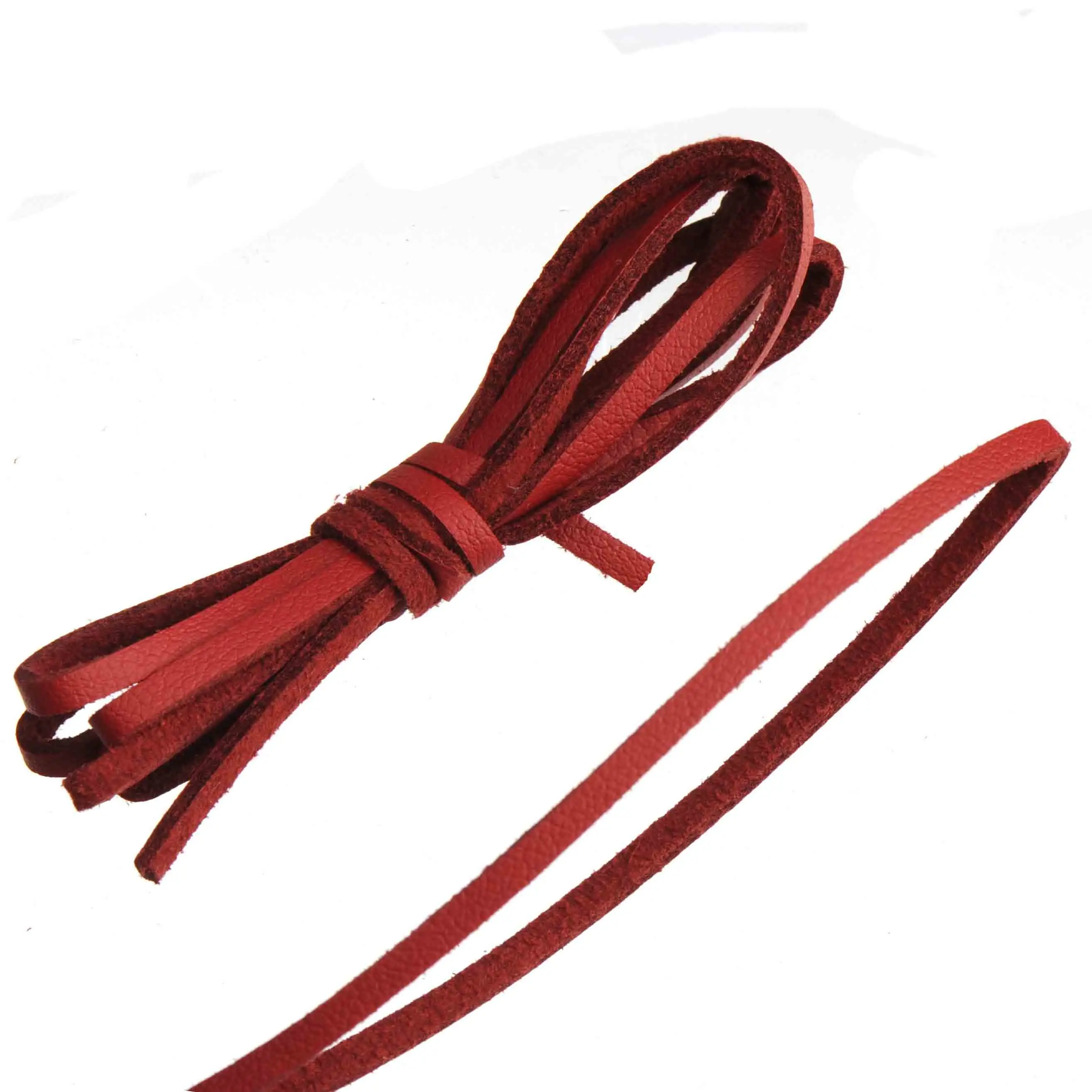 

Jewellery Findings Flat Cords DIY For Crafting Hand Made Stuff Bracelets Imitate Leather Suede Red colorful Wholesales 30m/1 lot