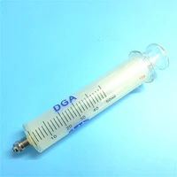 glass syringes for injection ruhr copperhead glass sampler luer lock glass injector frosted core sleeve tube 50 ml 60 ml