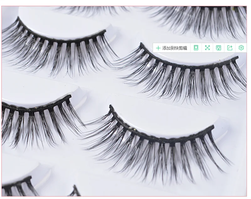 5 пар 3D норковые ресницы натуральные накладные драматический объем Накладные