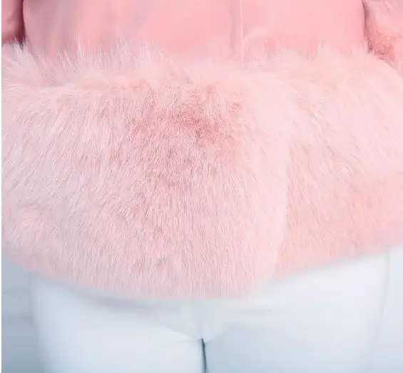 Fashion 2020 Winter Women's Faux Fur Jacket Artificial Overcoat Furry Coat Femme Plus Size Warm Fake Outwear Z153 | Женская одежда