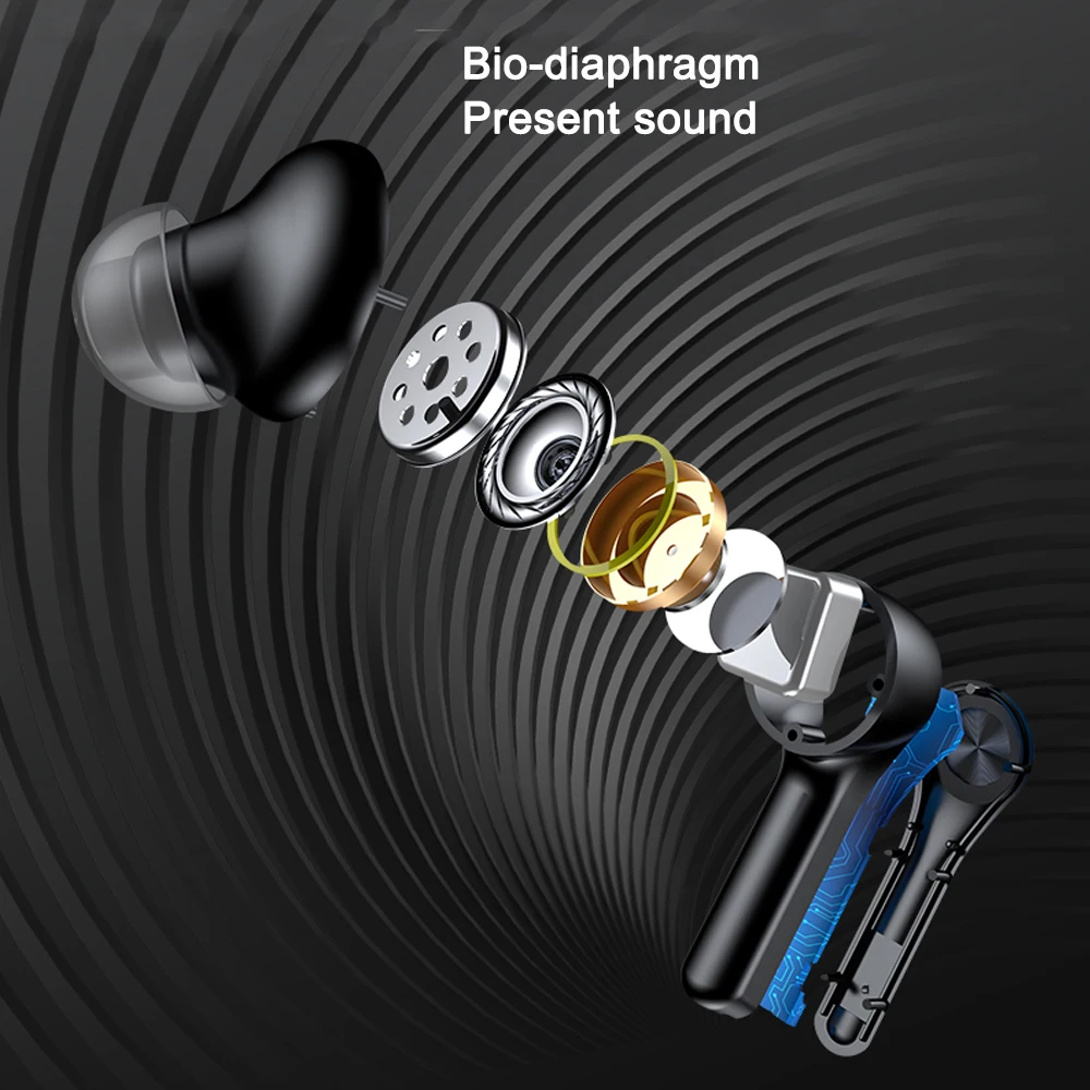 T9TWS Беспроводной наушники bluetooth 5 0 Водонепроницаемый Спорт стерео Hi-Fi