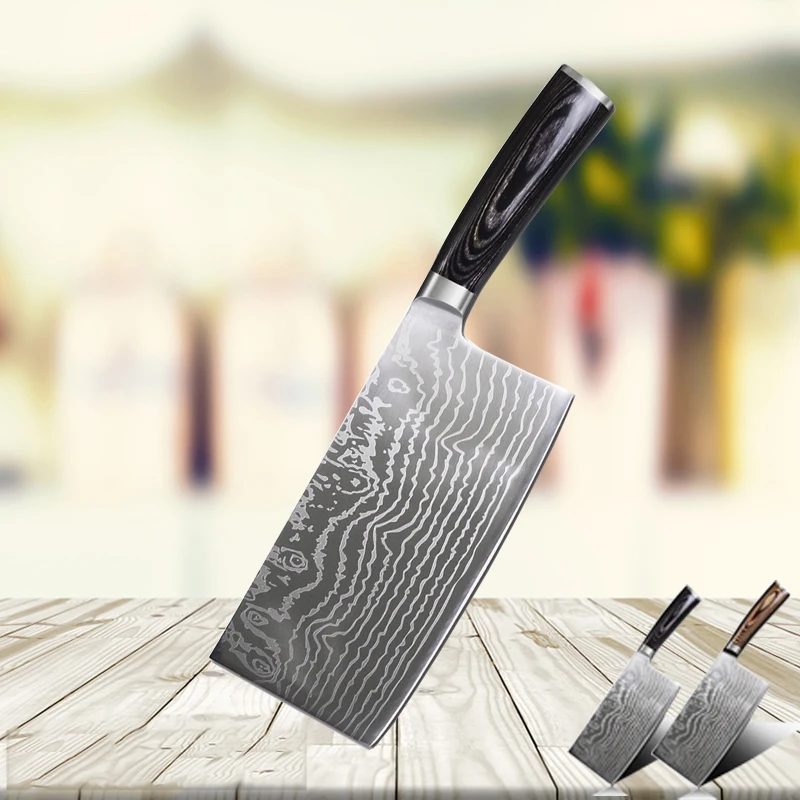Нержавеющая сталь разделочная Ножи Кухня нож для Разделки мяса мясных ножей