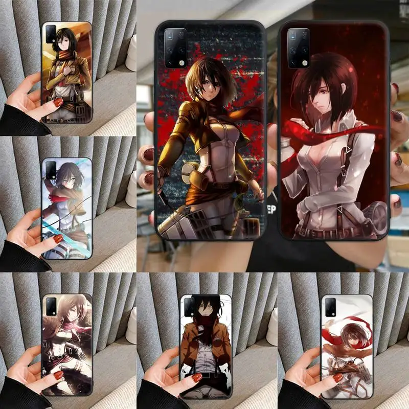 Чехол для телефона с аниме атака на Титанов Levi Ackerman Huawei Nova 2 3 4 5 7 I T Plus E Pro Se Y 6 8 9 10 P