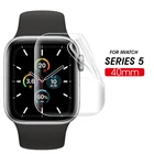 Гидрогелевая мягкая пленка для i watch Series 5 4 40 мм 44 мм, защитная пленка для Apple Watch 5, 2 шт., полное покрытие (не стекло)