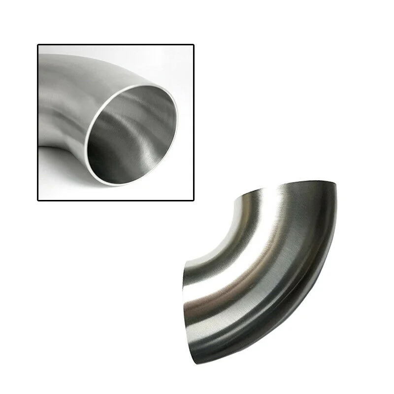 

1Pc Bend Elbow Pipe Car Truck Handrail Replacement Stainless Steel Thick Mandrel