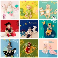dvotinst newborn photography props cute outfits hat dolls cartoon theme fotografia accessories korean studio shoot photo props