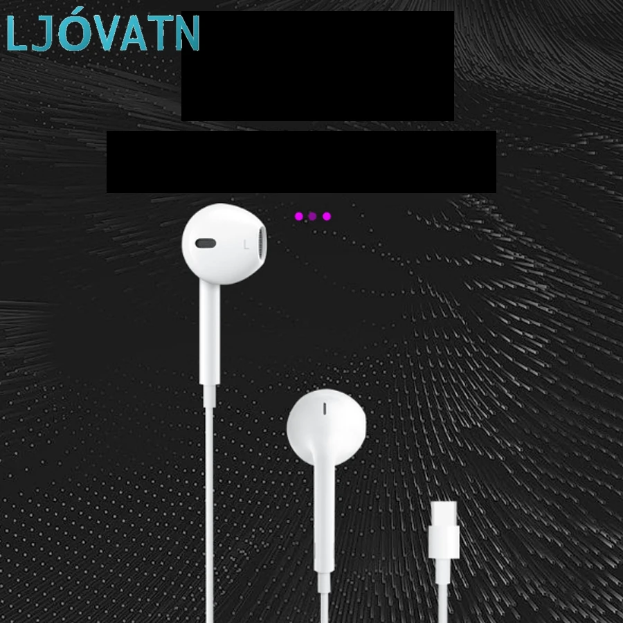 Ljowatn спортивные наушники type C вкладыши стерео с микрофоном для samsung huawei Xiaomi oppo| |