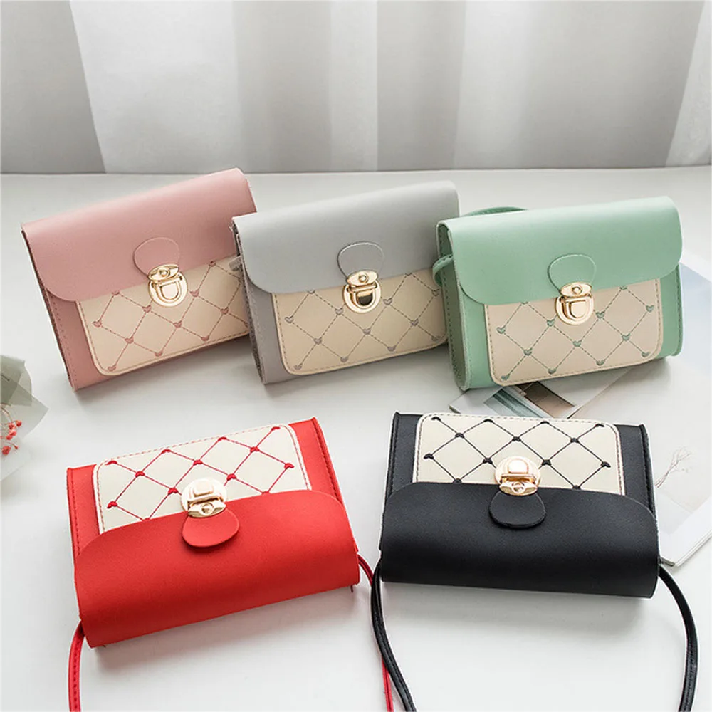 

Fashion Small Crossbody Bags for Women 2020 Mini PU Leather Shoulder Messenger Bag for Girl Yellow Bolsas Ladies Phone Purse