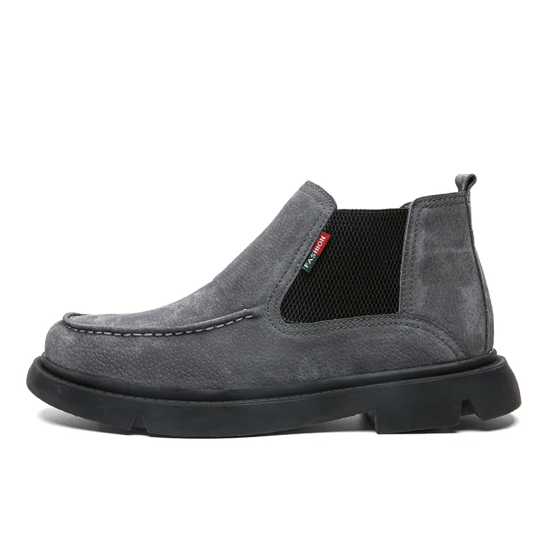 2019 модная обувь мужские ботинки Повседневная Удобная мужская до щиколотки на