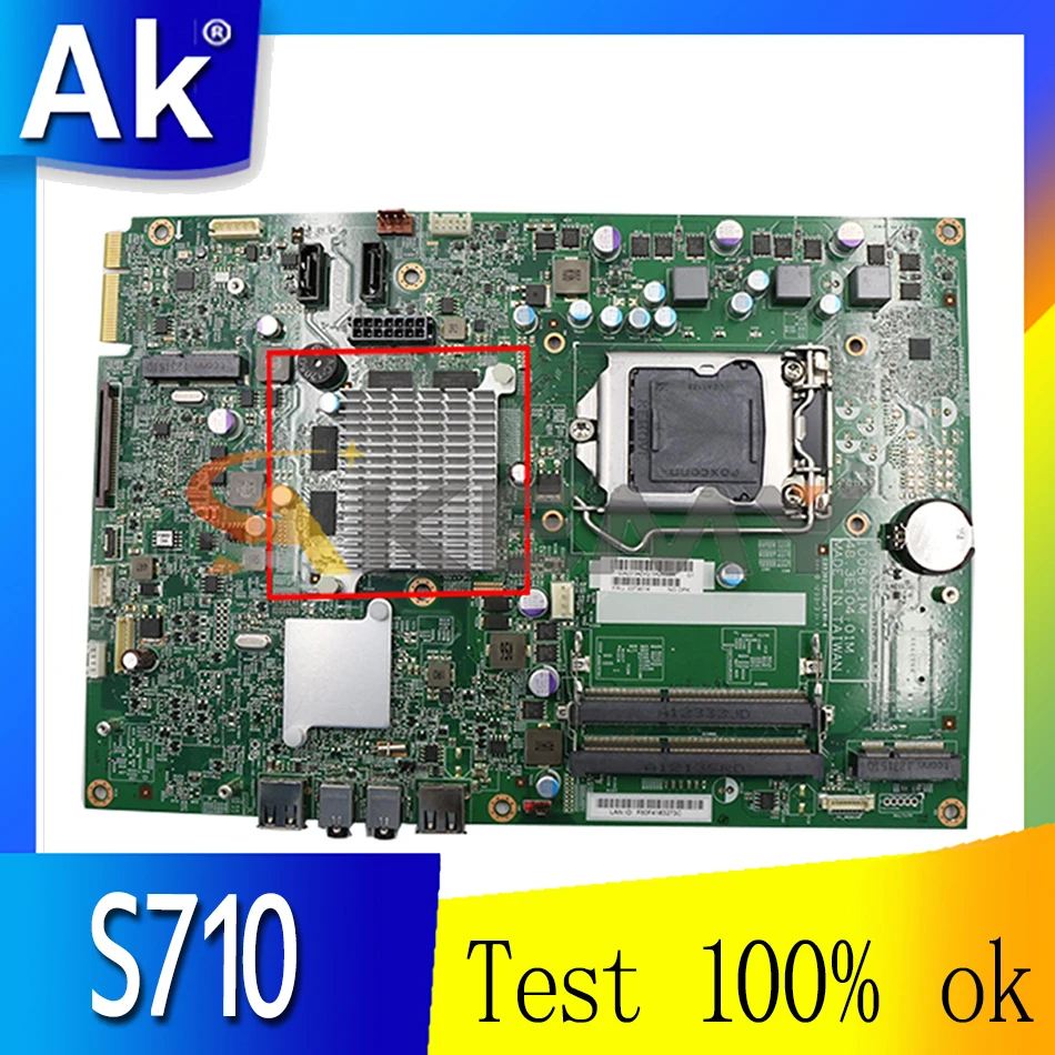 

Akemy For Lenovo Edga 91Z S710 S760 Motherboard With GPU FRU 03T9014 48.3ET04.01M H61 MB 100% Tested Fast Ship