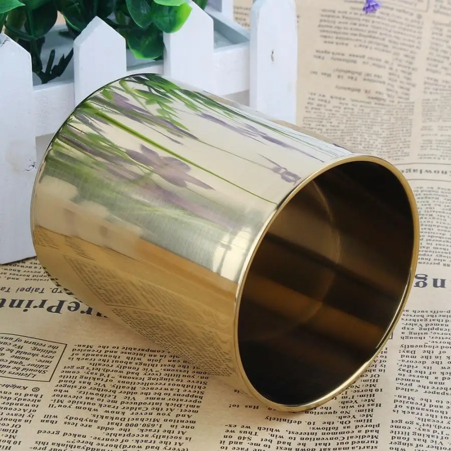 400 мл Кофе кружка Ретро Нержавеющая сталь многоцелевой эспрессо Пивная чашка