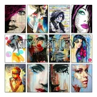 5D DIY алмазная живопись женщина украшение вышивкой портрет из мозаики красивые глаза полностью ручной работы по модного нейл-арта подарок