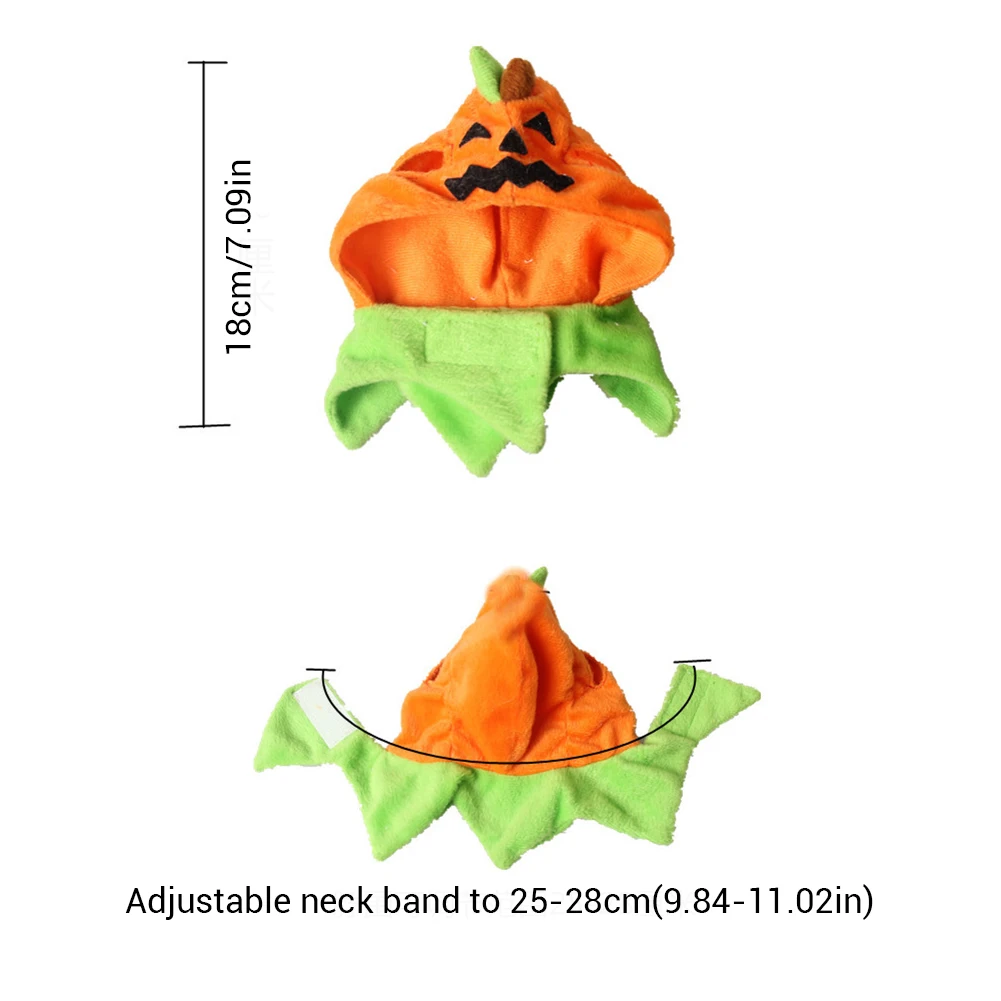 Милый классный оранжевый Тыква шапка с котами Собака Щенок костюм для косплея