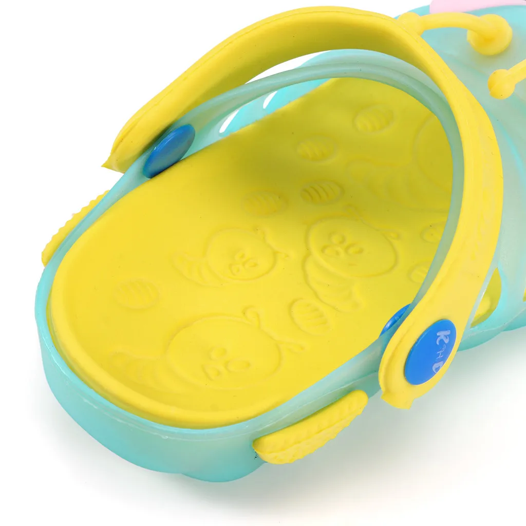 Летняя одежда для малышей с героями мультфильмов мальчиков и девочек Босоножки