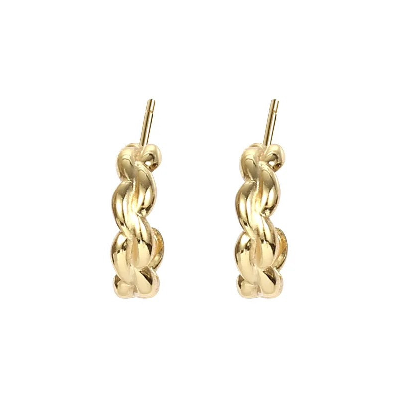 

S'STEEL Geometric Earrings 2020 Sterling Silver 925 Stud Earring For Women Minimalist Gold Earings Pendientes De Mujer Jewelry
