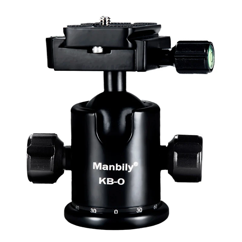 MANBILY KB-0 головка трипода профессиональная металлическая 360 ° вращающийся
