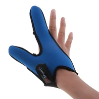 2 fingers fishing gloves thumb index finger gloves with adjustable wrist strap anti slip finger protector fishing tools accessor