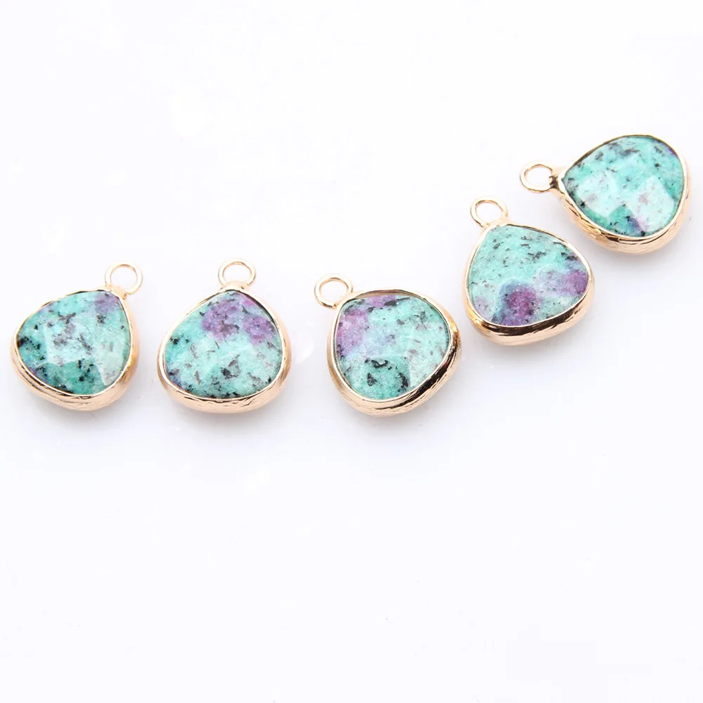 Натуральный камень модная Хрустальная подвеска полудрагоценный кулон в форме