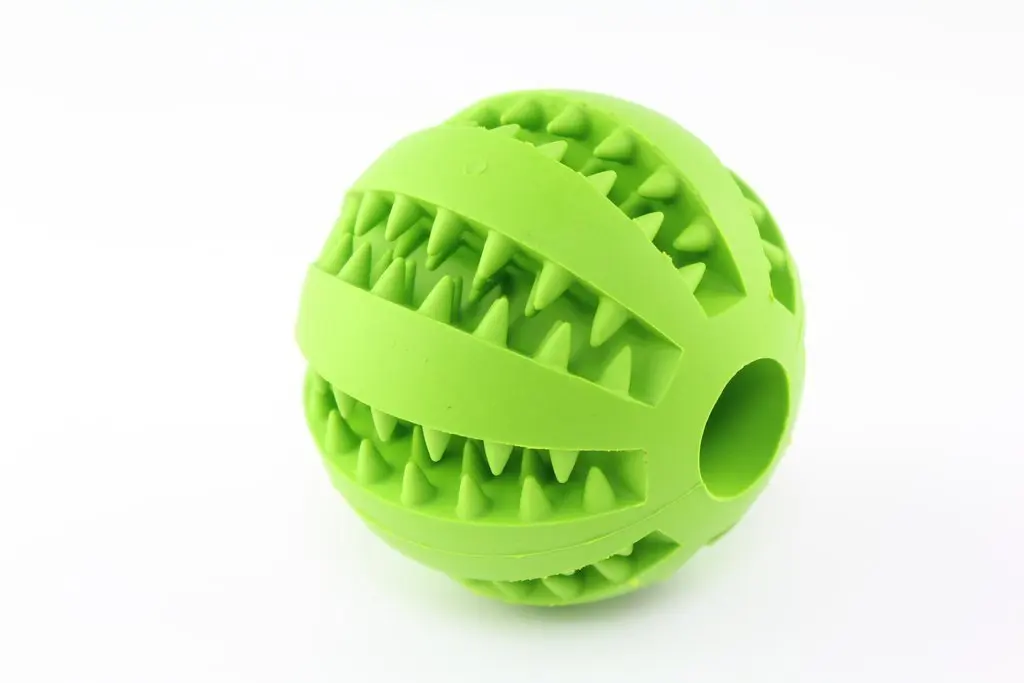 Pet интерактивные игрушки для собак дозатор корма для домашних животных игрушка эластичный шар жевательные игрушки для собак для домашних животных молярный зуб Чистящая Щетка - Цвет: 5cm type 3-3