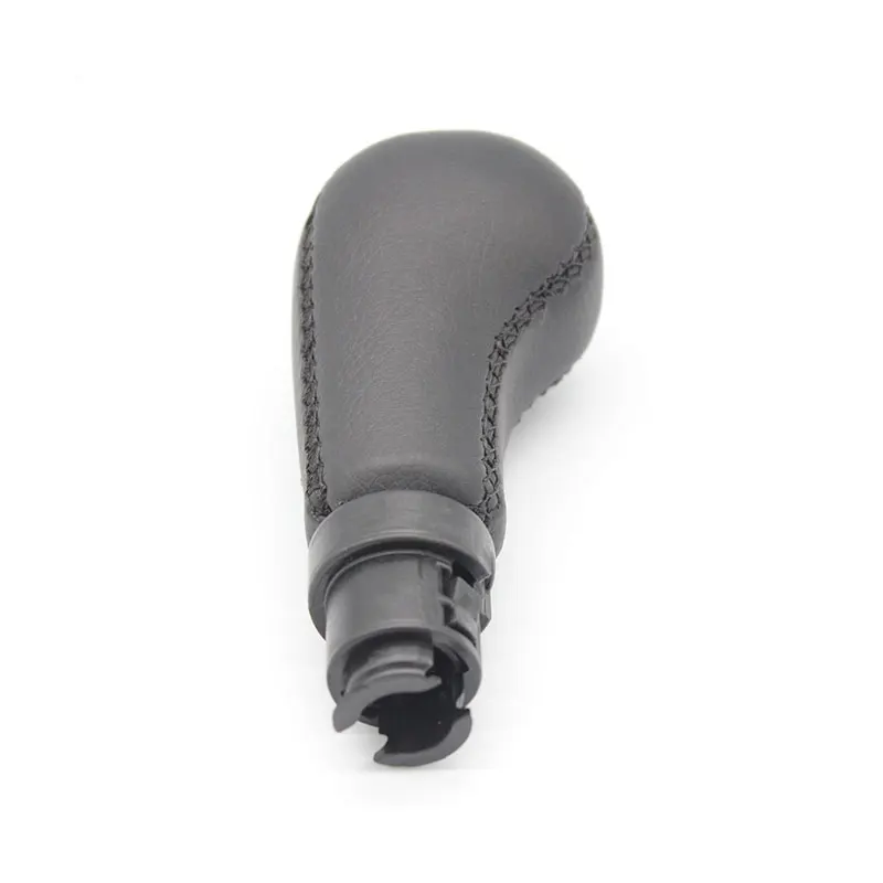 1Pc Car Gear Shift Knob Sewing Leather 5/6 Manual Lever Handball For Volvo S60 S80 V70 XC70 Accessories |